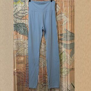 American Apparel ClassicGirl Cotton Baby Bootcut Leggings Pants, Light Blue, XL